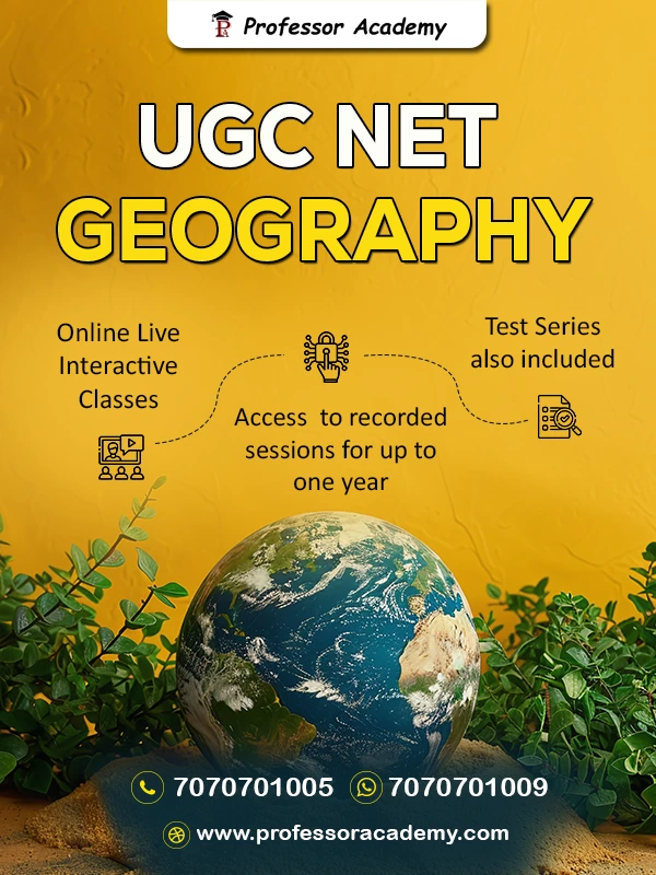 UGC NET Geography Online Coaching