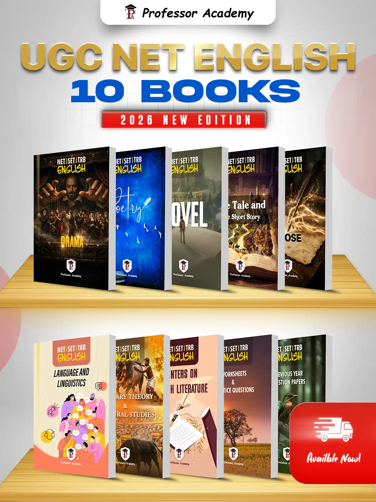 ugc net english books mockup new edition