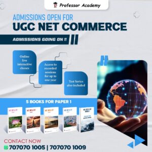 UGC NET COMMERCE ONLINE CLASSES PROFESSOR ACADEMY