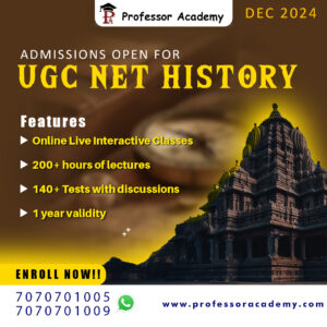UGC NET History December 2024 - Professor Academy