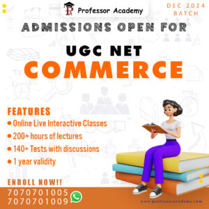 NTA UGC NET JRF Commerce 2024 online Classes - Professor Academy Fees details