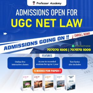 UGC NET LAW ONLINE CLASSES PROFESSOR ACADEMY