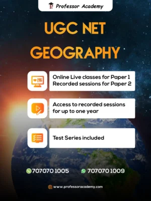 UGC NET /JRF Geography