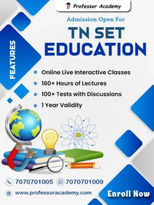 TN SET Education Online Coaching by Professor Academy