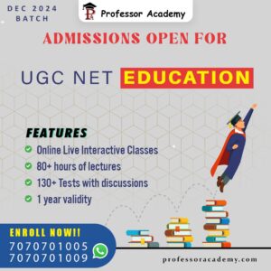 NTA UGC NET JRF EDUCATION ONLINE CLASSES PROFESSOR ACADEMY CHENNAI