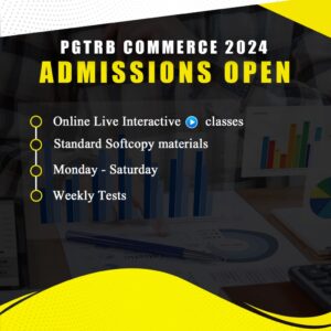 PG TRB COMMERCE 2024 PROFESSOR ACADEMY ADMISSIONS OPEN