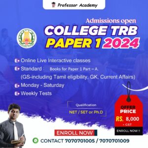 Assistant Professor College TRB Paper 1 online Course