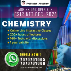 CSIR NET Chemistry Professor Academy