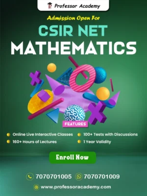 CSIR NET Mathematics Online Coaching