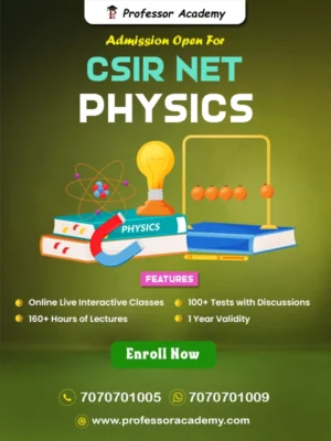 CSIR NET Physics Online Coaching
