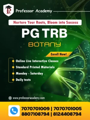 PG TRB Botany Coaching Classes in Tamil Nadu