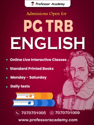 PG TRB English 2025