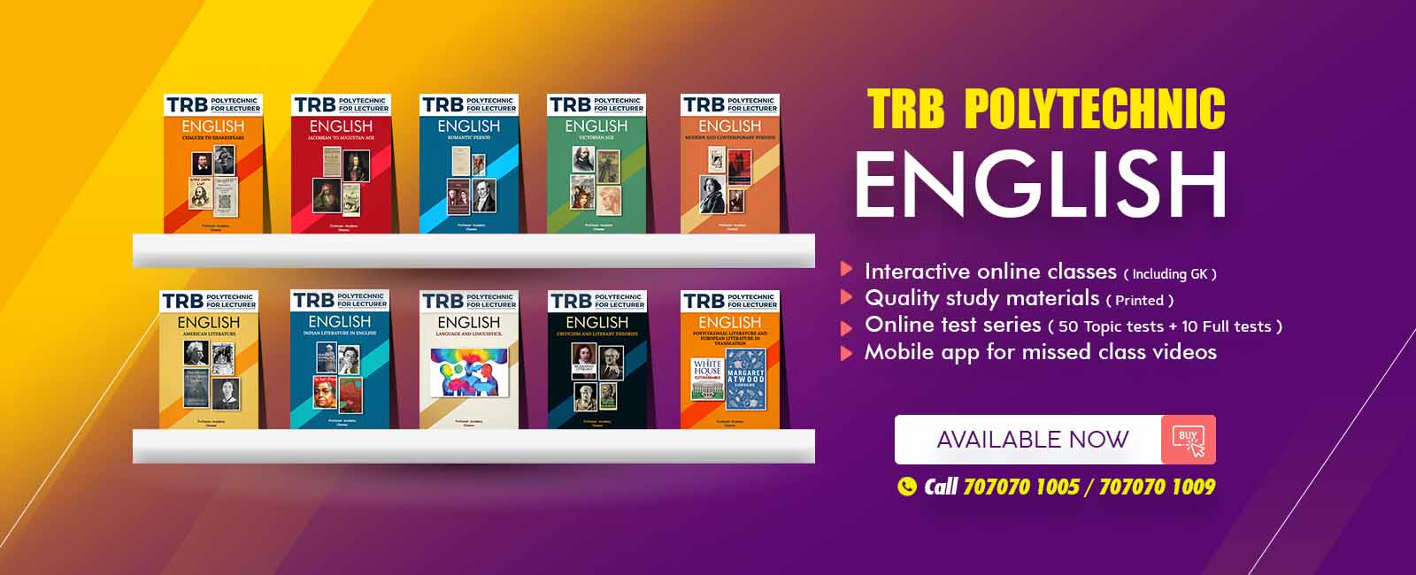 polyetchnic trb English Online Classes Professor Academy