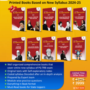 PG TRB Books poster English Professor Academy