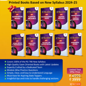 PG TRB Books poster Physics Professor Academy