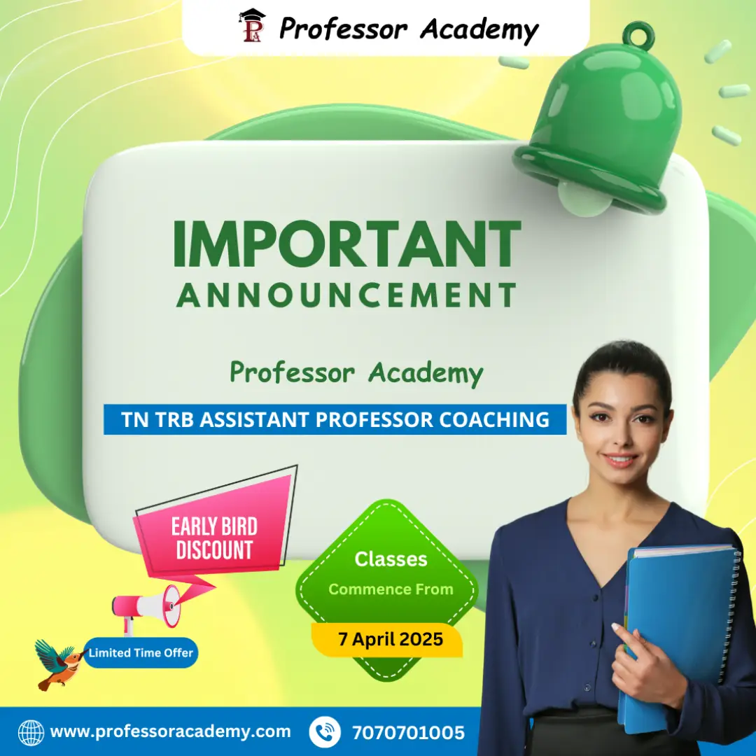 TN TRB Assistant Professor Coaching