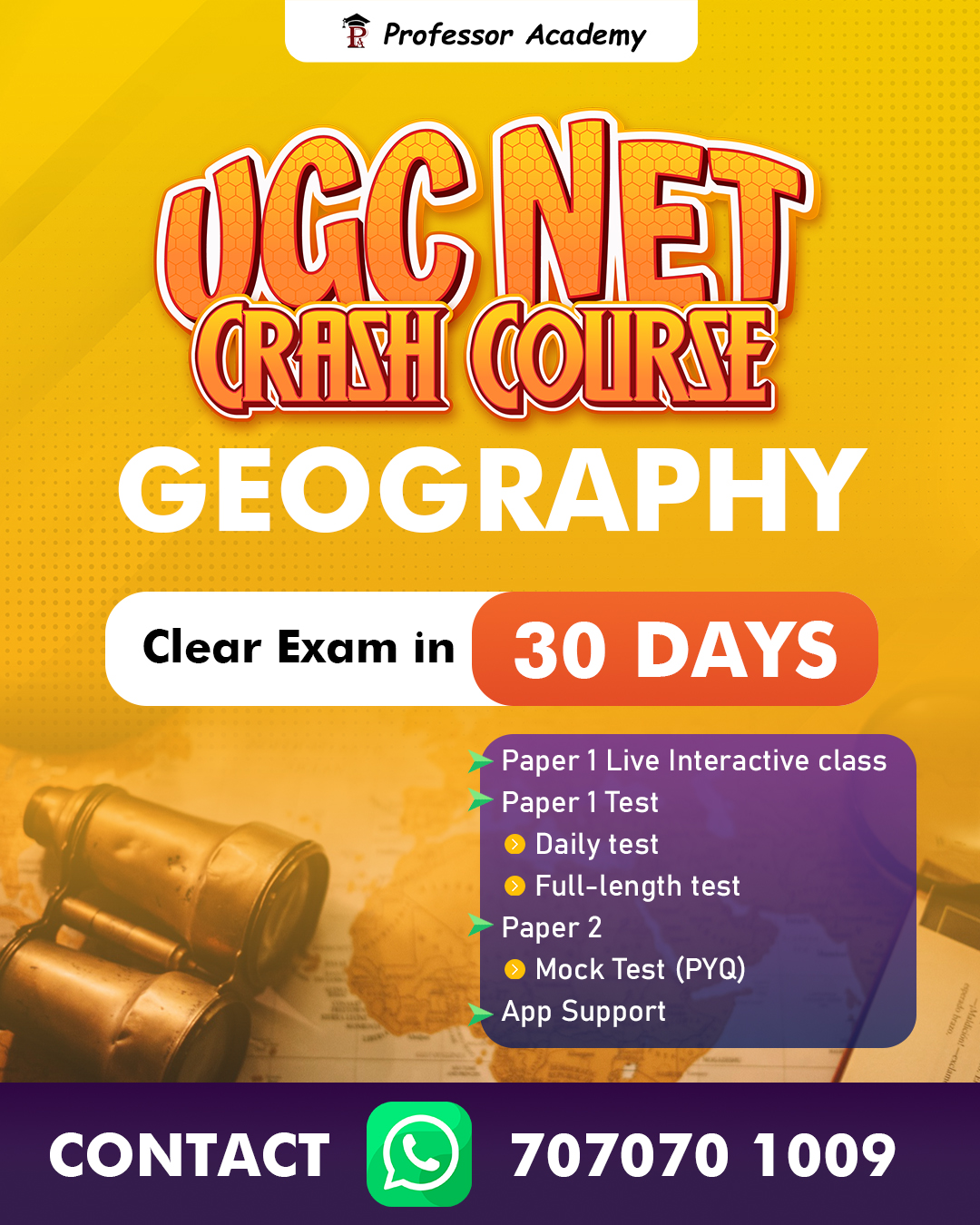 UGC NET Geography Crash Course 2025