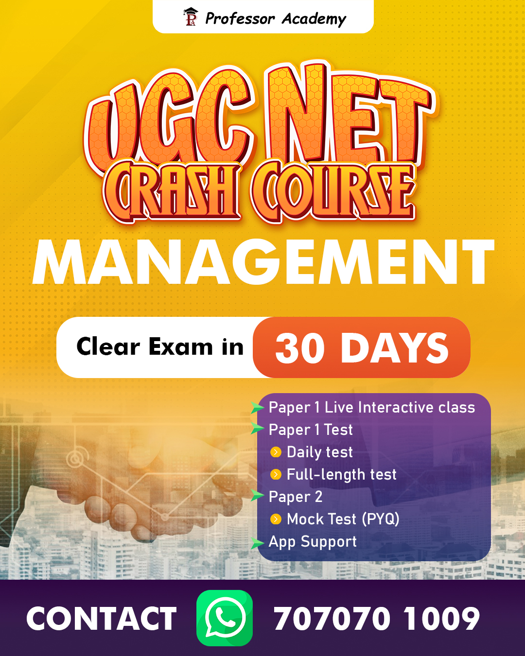 UGC NET Management Crash Course 2025