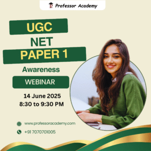 UGC NET Paper 1 Webinar – June 14