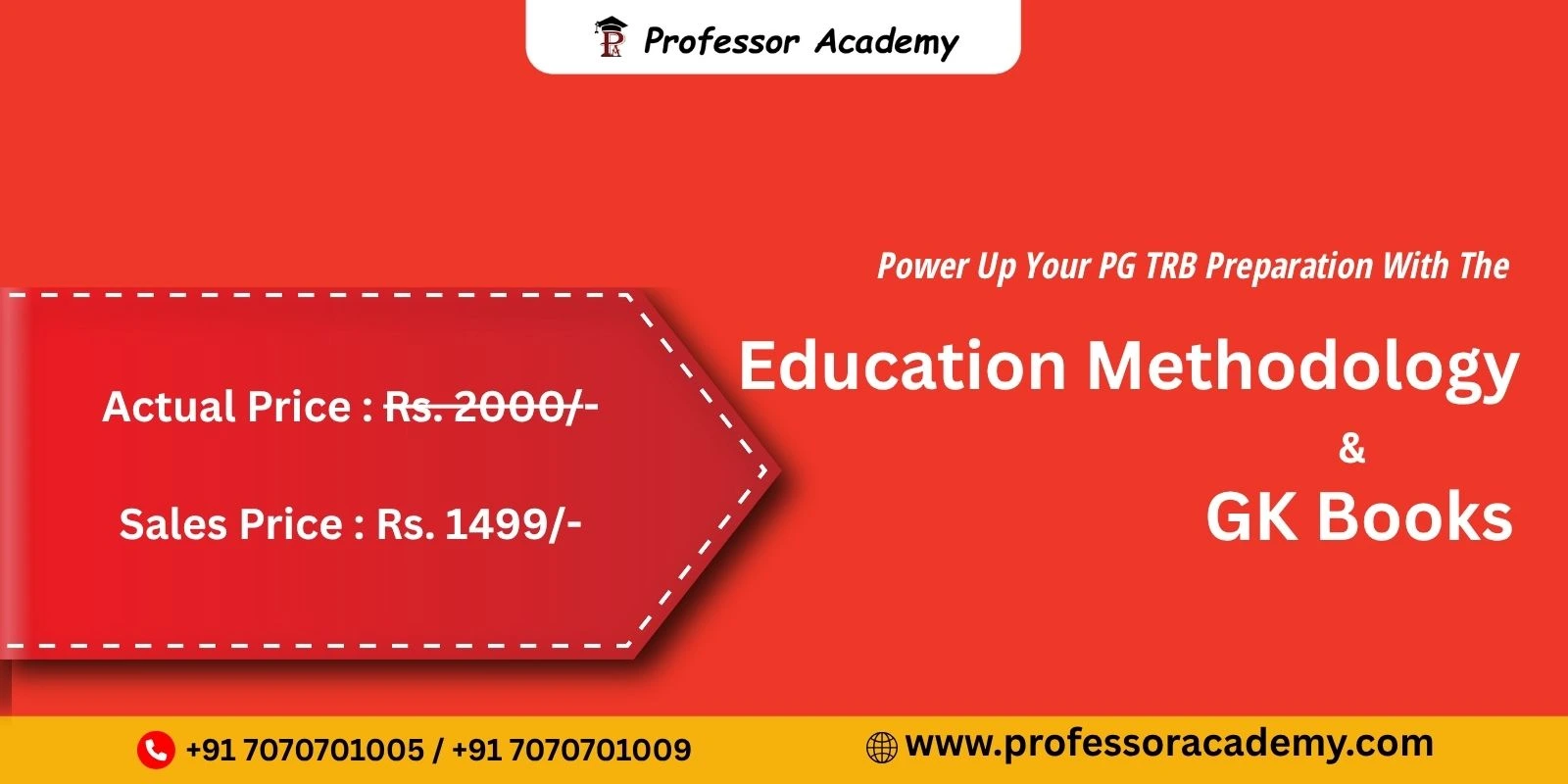 Buy PG TRB Education Methodology and GK Books