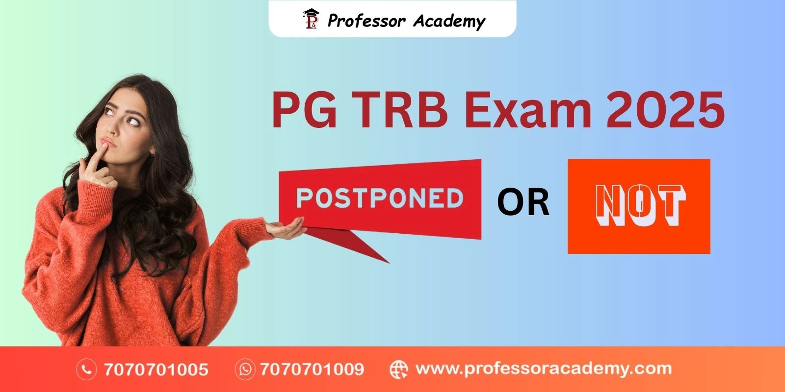PG TRB Exam Postponed Or Not?