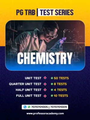 PG TRB Chemistry Test Series 2025