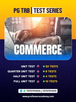 PG TRB Commerce Test Series 2025