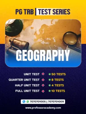 PG TRB Geography Test Series 2025