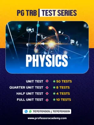 PG TRB Physics Test Series 2025
