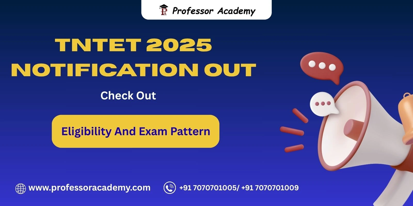 TNTET Exam Notification