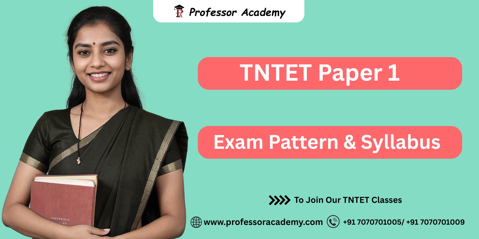 TNTET Paper 1 Exam Pattern & Syllabus