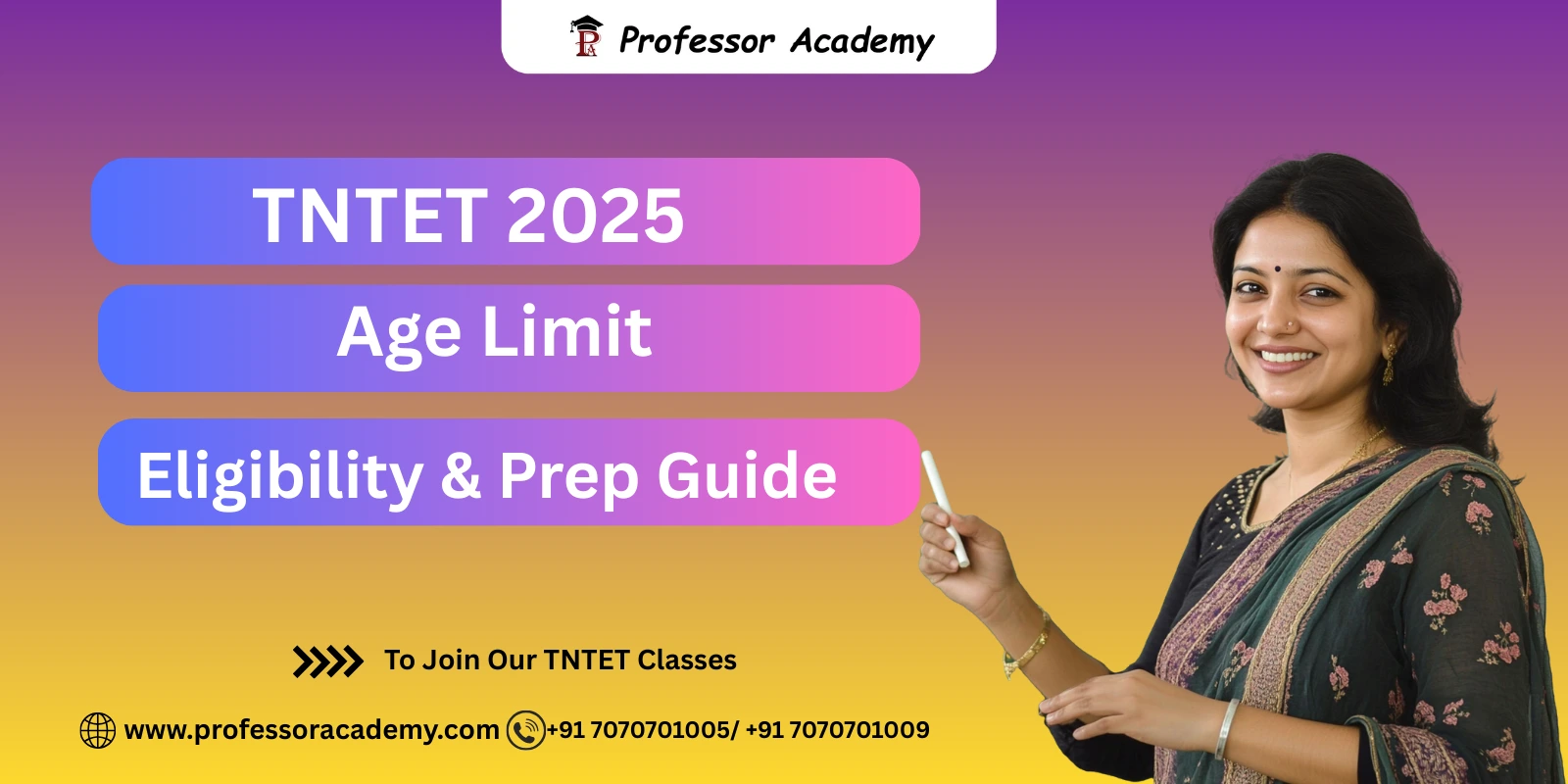 TNTET Age limits