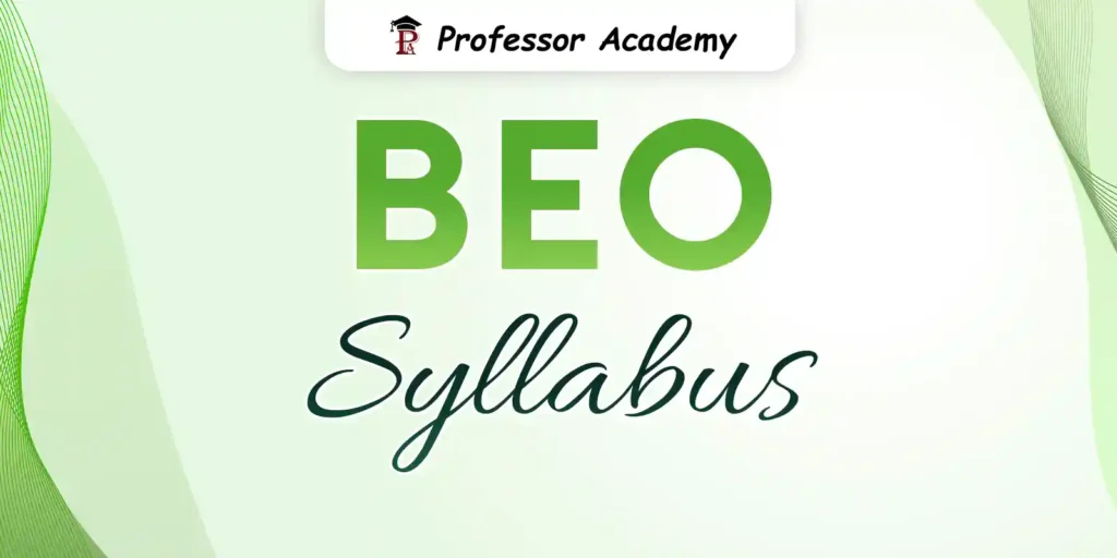 BEO Syllabus