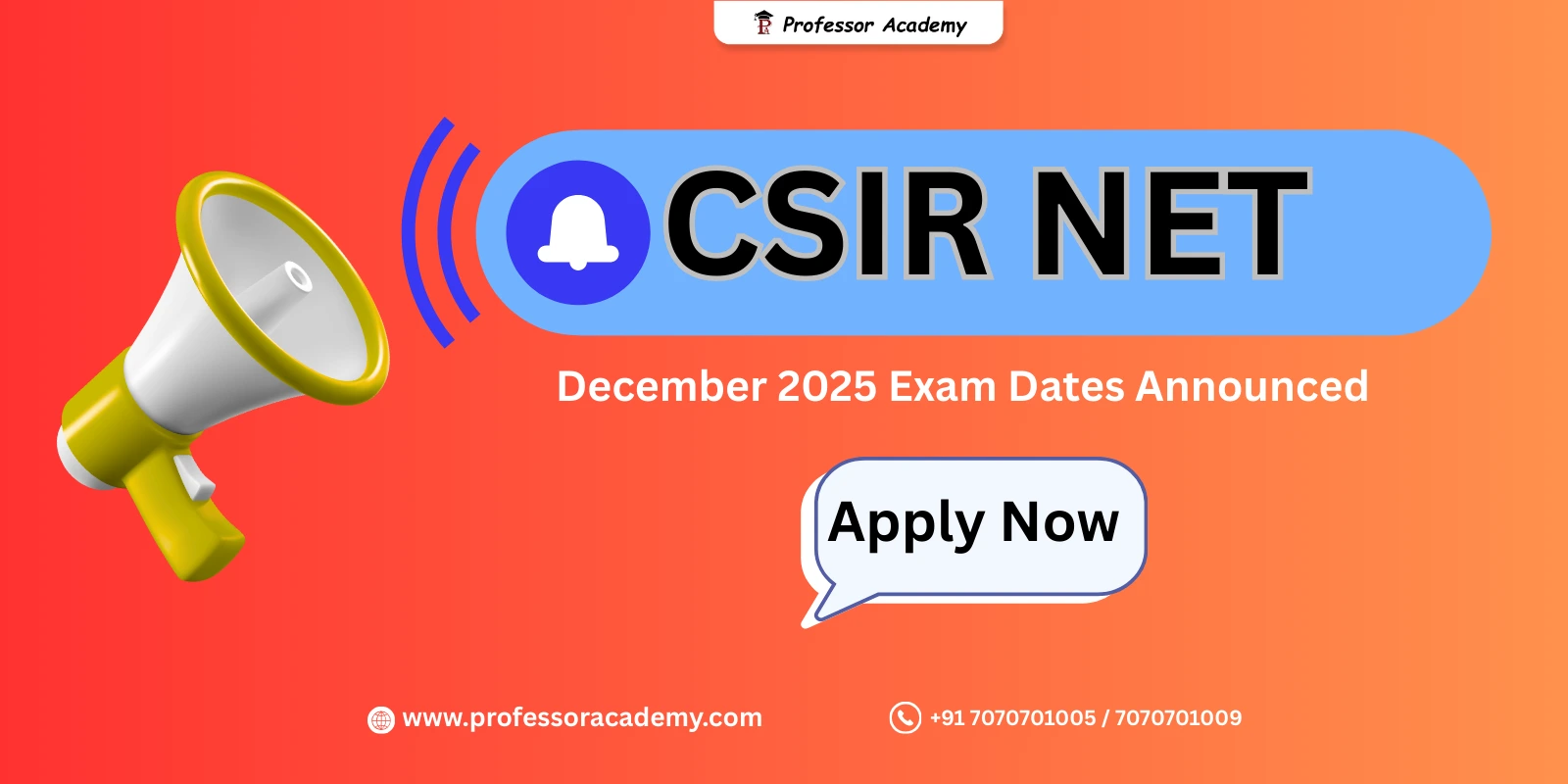 CSIR NET Notification