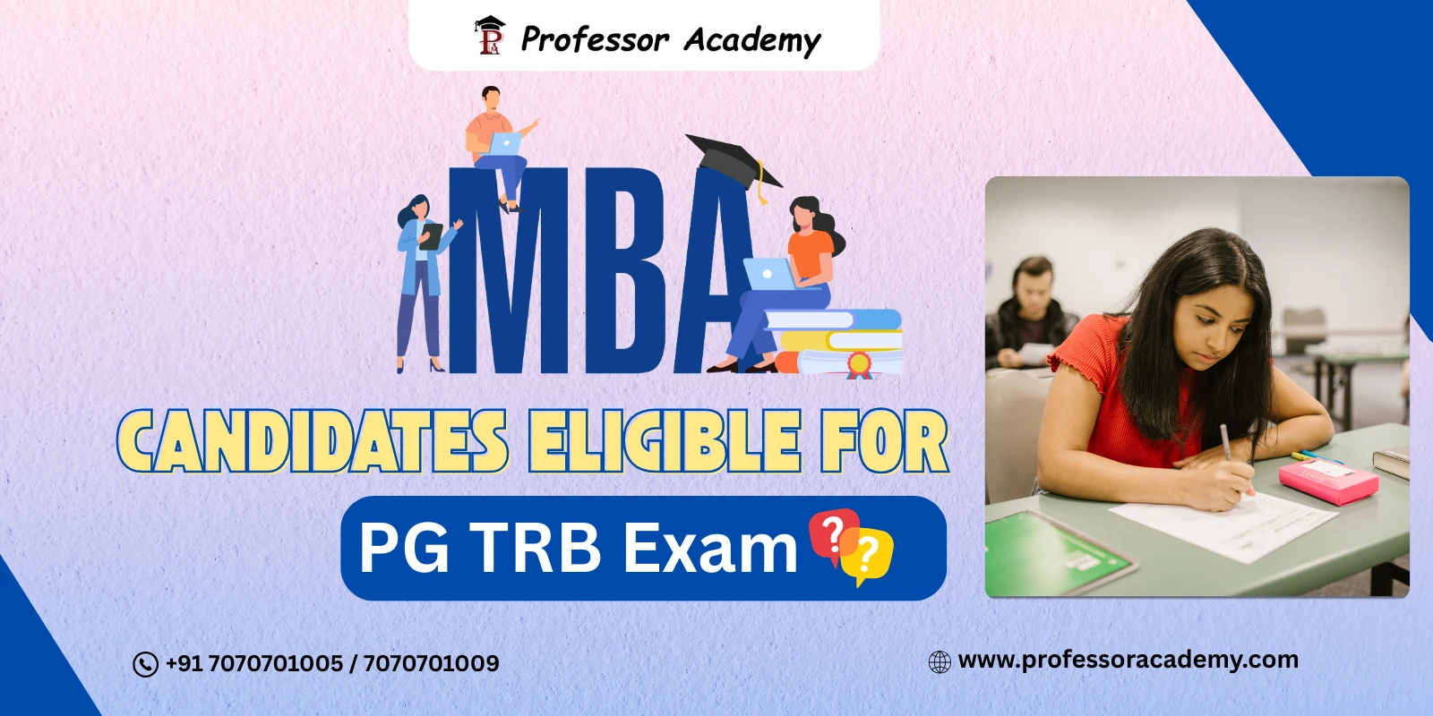 Can MBA Graduates Apply For PG TRB Exam