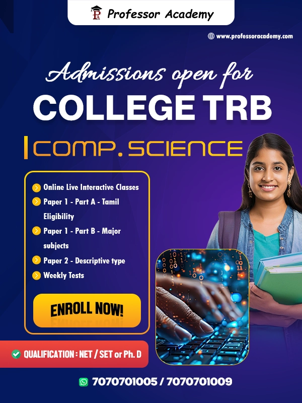 College TRB Computer Science Coaching Classes in Tamil Nadu