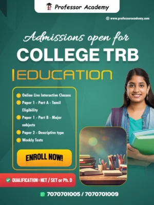TN TRB Assistant Professor Education Coaching 2025