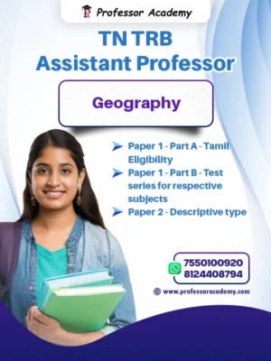 TN TRB Assistant Professor Geography Coaching Classes in Tamil Nadu