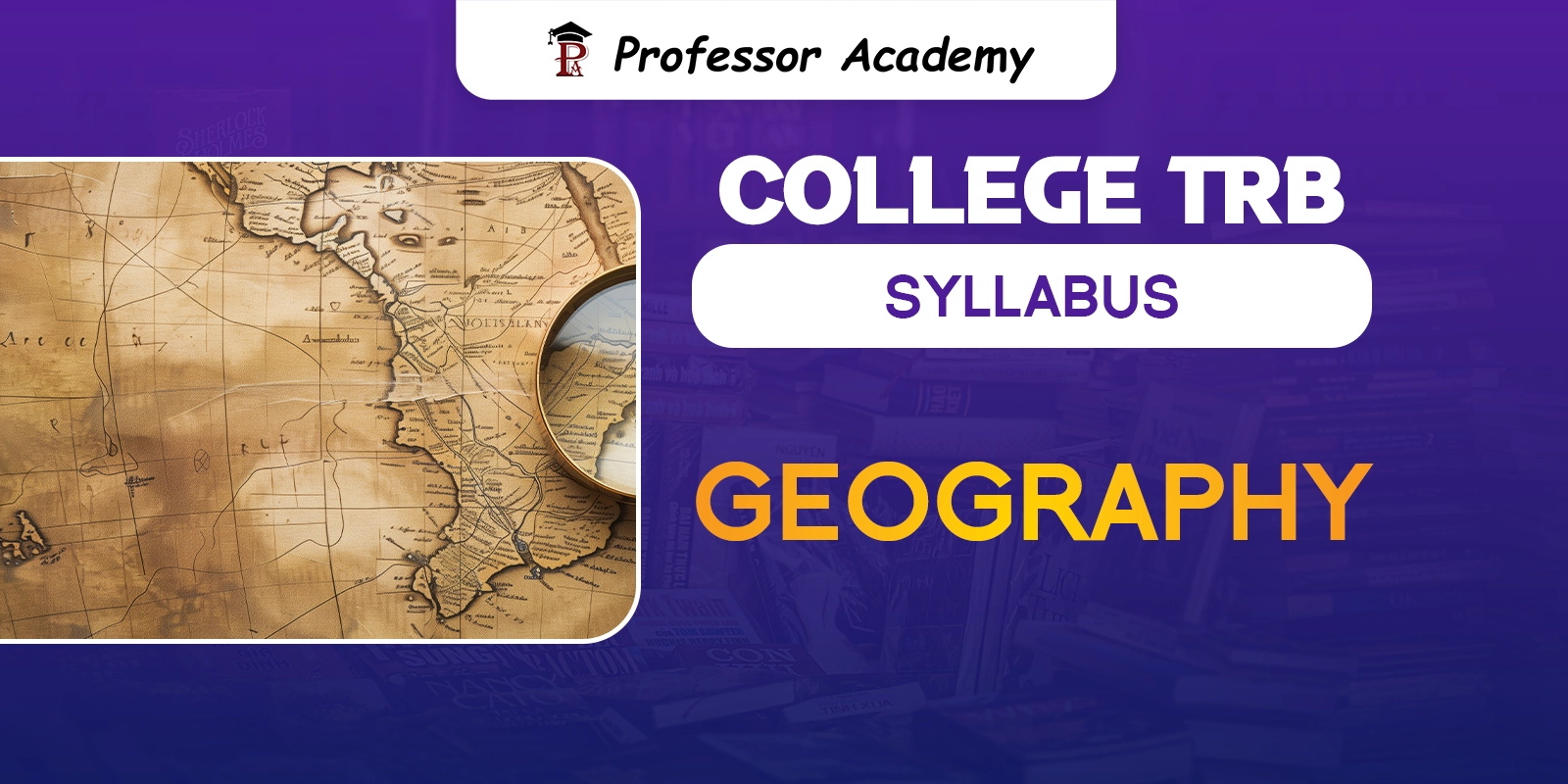TN TRB Assistant Professor Syllabus – GEOGRAPHY