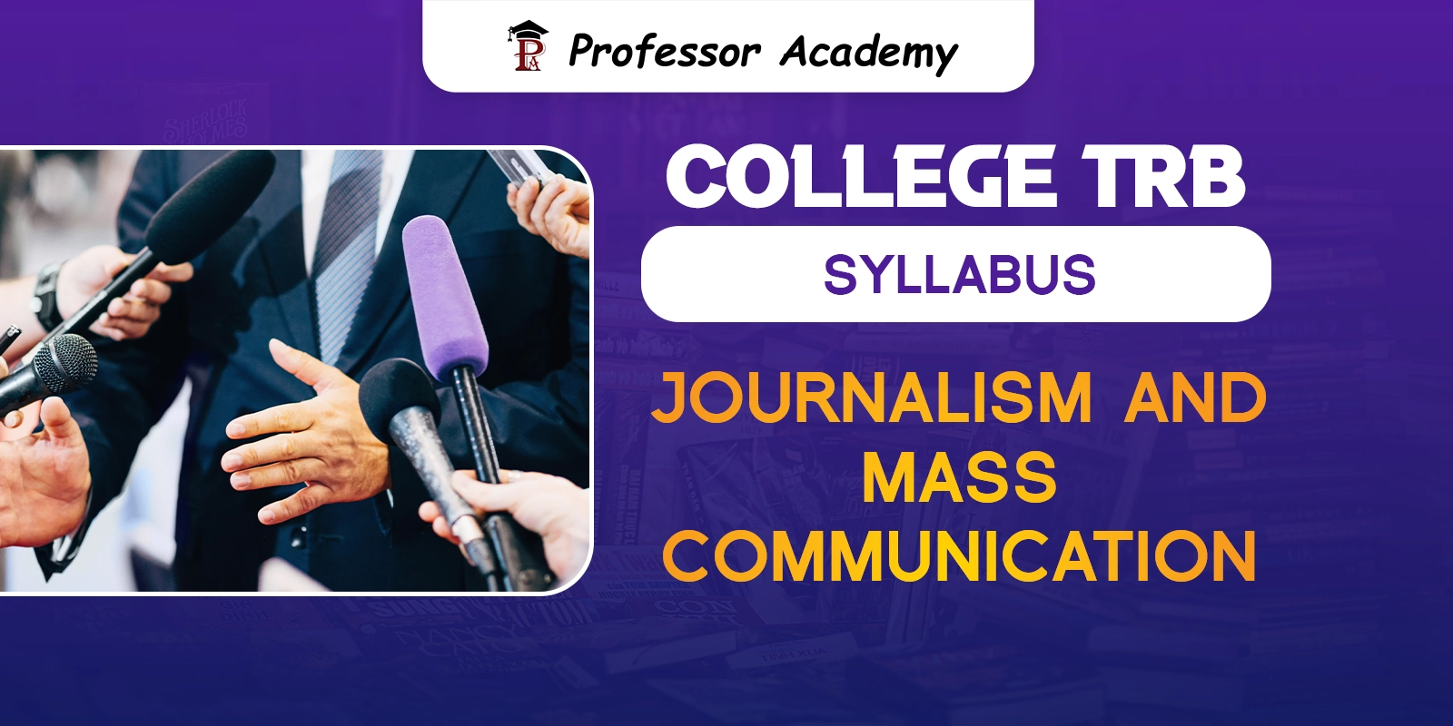 TN TRB Assistant Professor Journalism and Mass Communication Syllabus