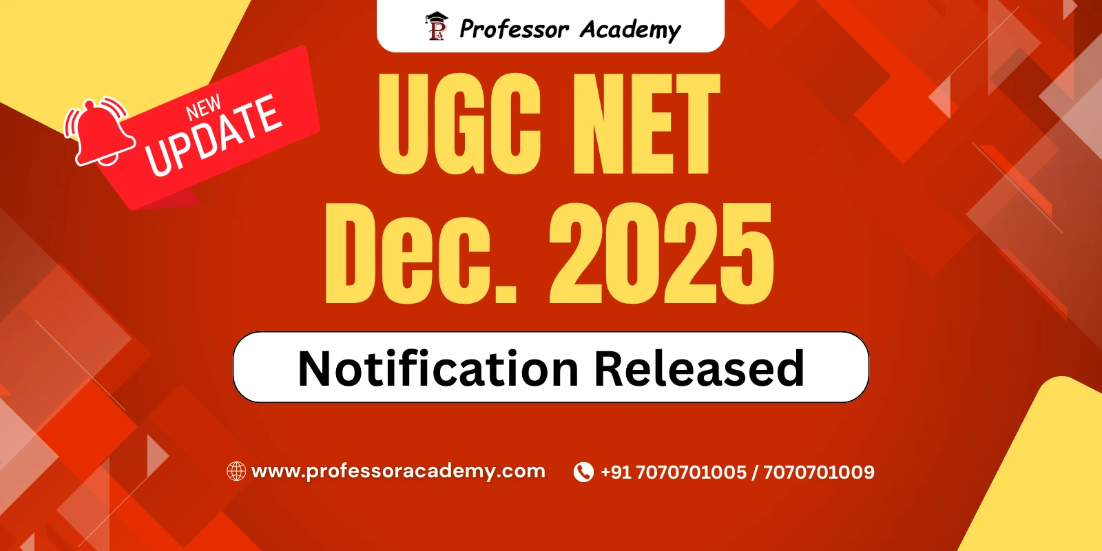 UGC NET December Notification