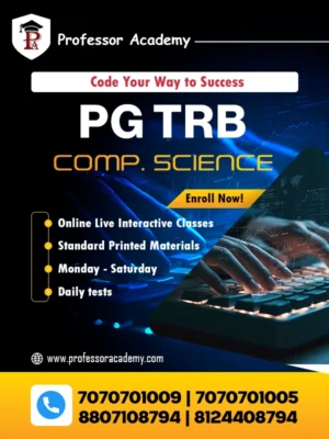 PG TRB Computer Science Coaching Classes in Tamil Nadu – Professor Academy