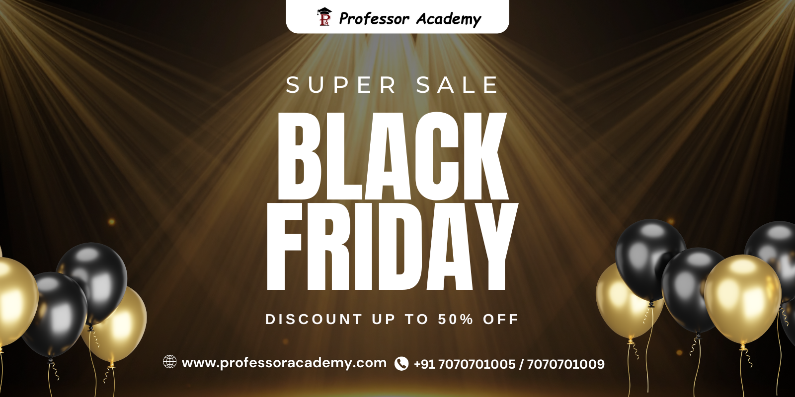 Professor Academy Black Friday Sale 2025