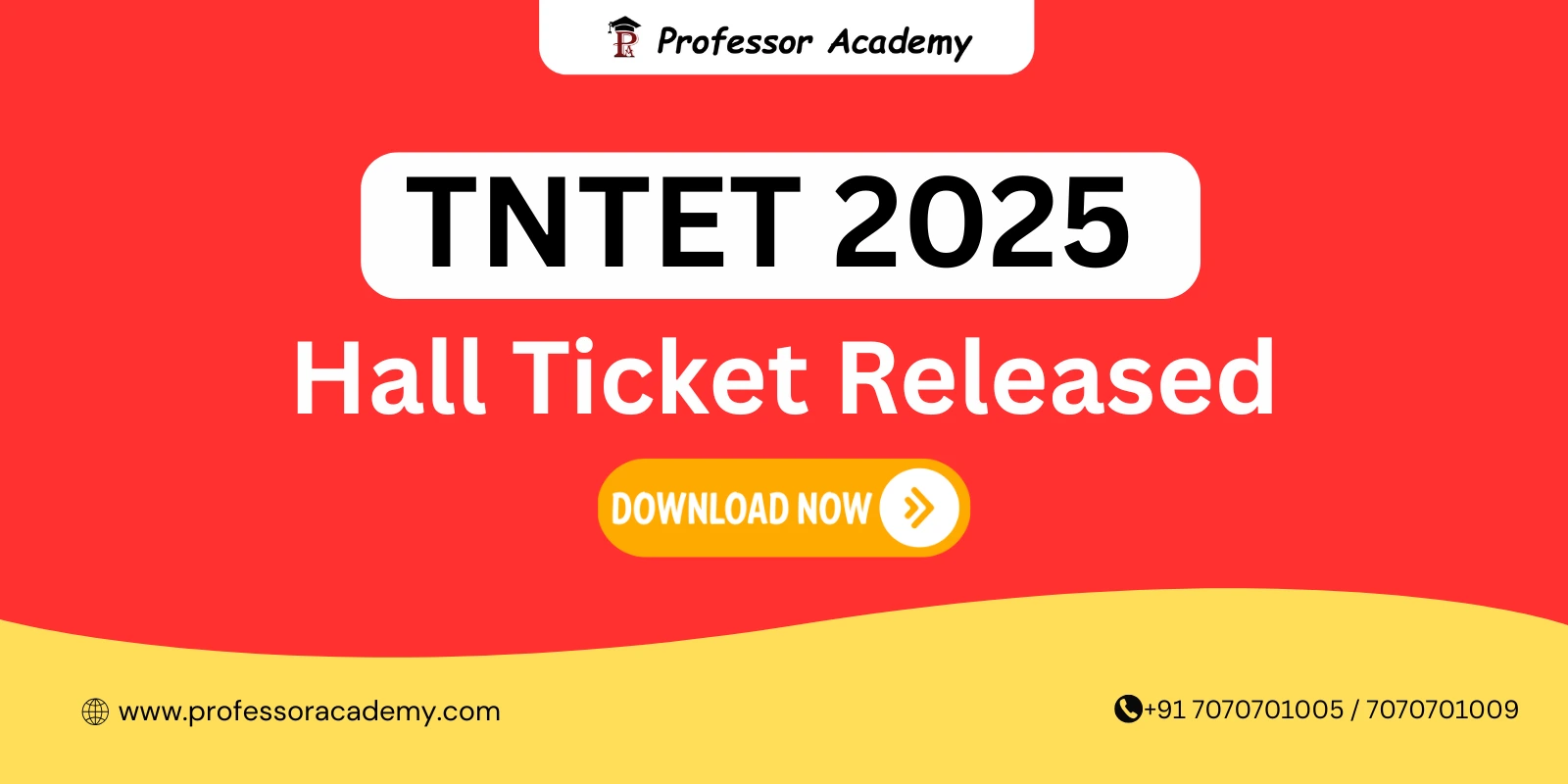 TN TET Hall ticket released