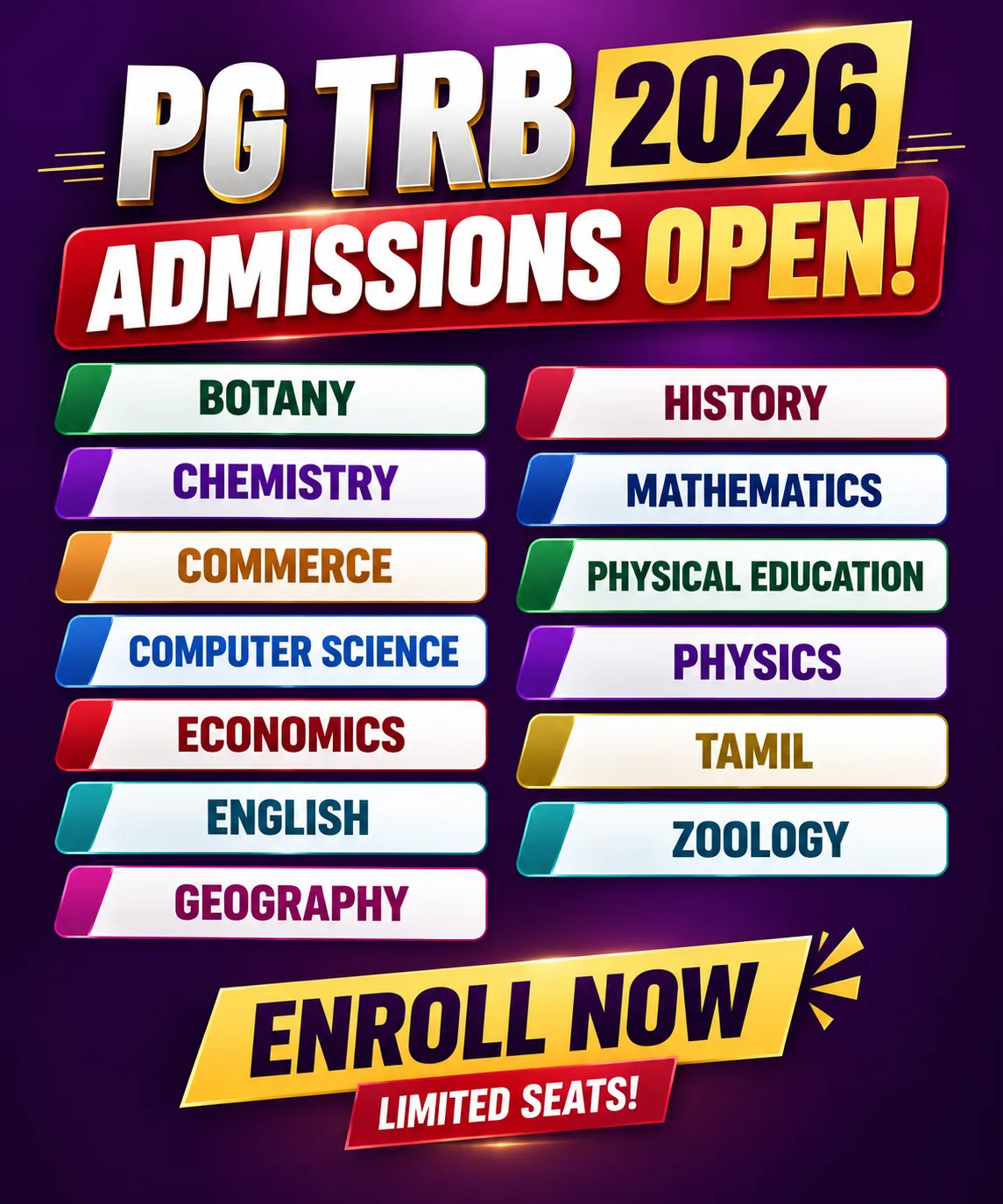 pg trb sep 2026 popup