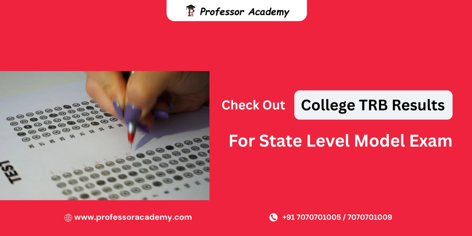 Check Out College TRB Results