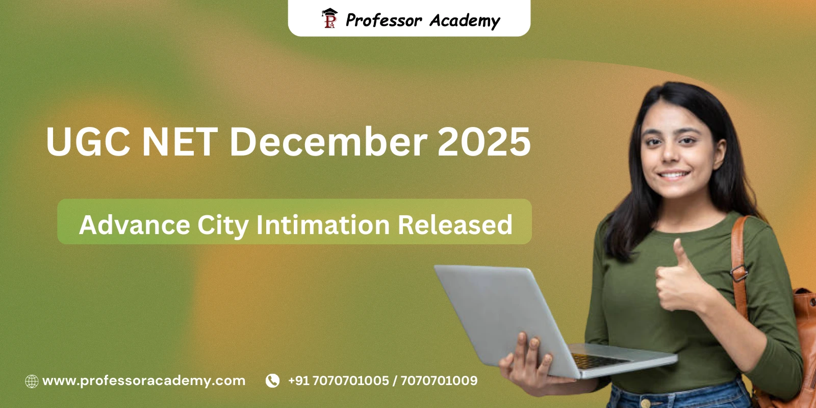 NTA has released the UGC NET December 2025 Advance City Intimation Slip
