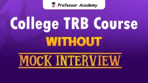 College TRB Interview Course