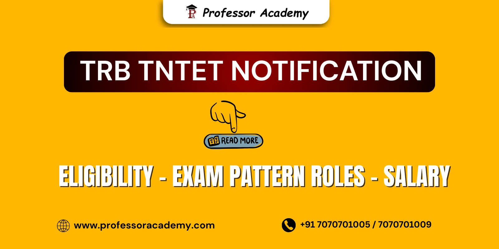 TRB TNTET Notification