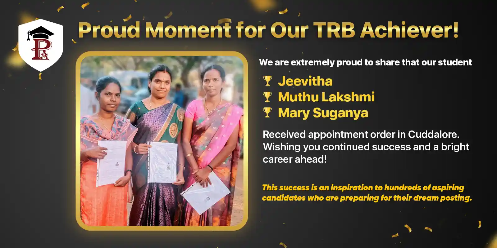 TRB Appointment Order Success Story